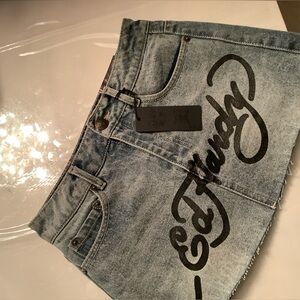 ED Hardy skirt purchased online never wore because it was to small